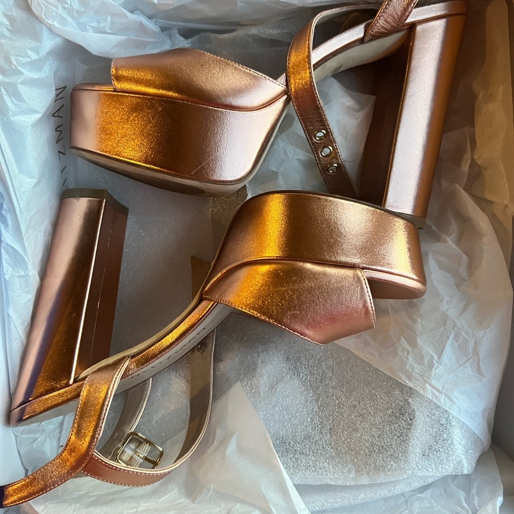 Stuart Weitzman Ryder Platform Ankle Strap Sandal… - image 4